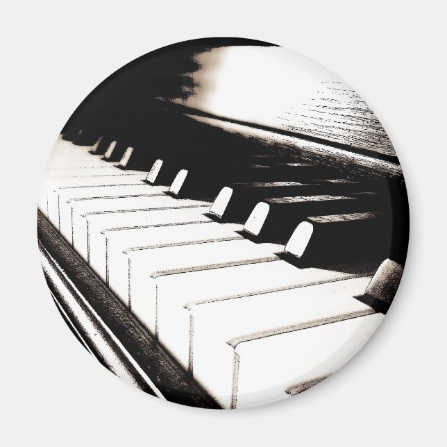 Imã Teclas de Piano Macro (Frente)