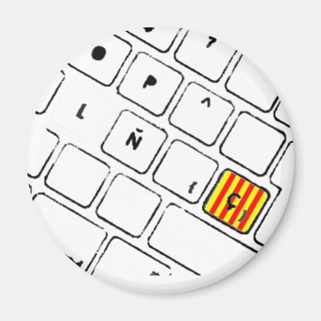 Imã Teclat Ç (Frente)