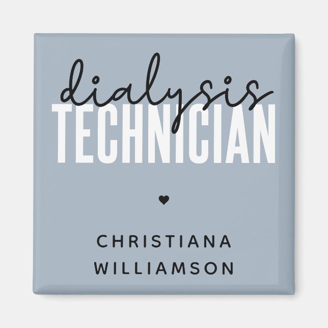 Imã Técnico de Diálise Personalizado | Presentes técni (Frente)