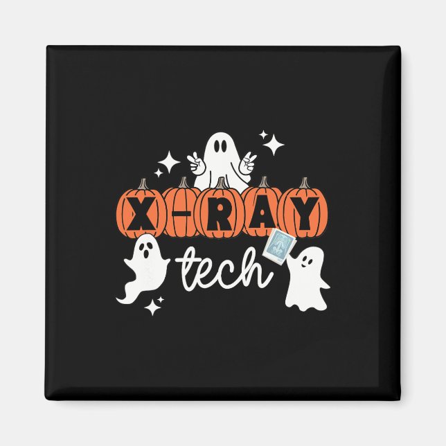 Imã Técnico de Halloween Xray Tech Pumpkin (Frente)