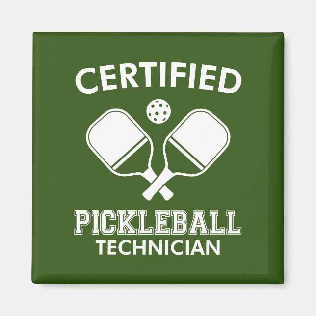 Imã Técnico de Pickleball Certificado (Frente)