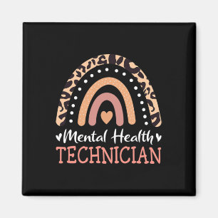 Imã Técnico de Saúde Mental Leopard Rainbow