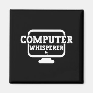 Imã Técnico Murmurador de Computador Suporte Nerds Gee