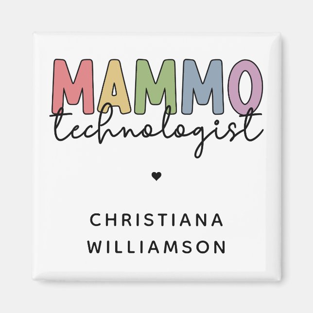 Imã Tecnologia de Mammografia Personalizada Tech (Frente)