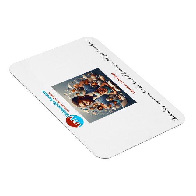 Ímã Tecnologia educacional - Citações Inspiradoras (Lado Direito)