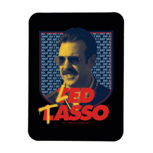 Ímã Ted Lasso   Crachá de Laço Led