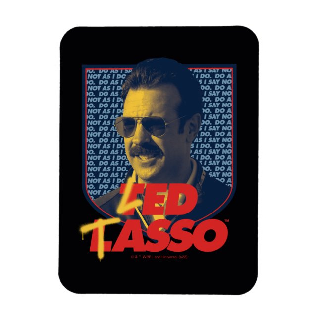 Ímã Ted Lasso | Crachá de Laço Led (Vertical)