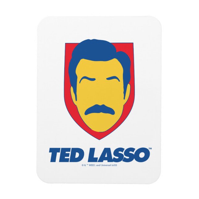 Ímã Ted Lasso | Ícone Face (Vertical)