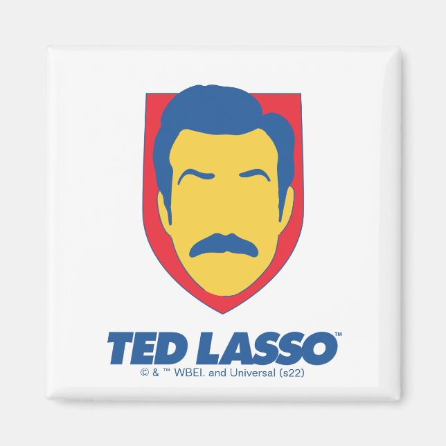 Imã Ted Lasso | Ícone Face (Frente)