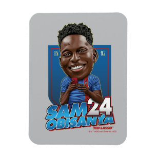 Ímã Ted Lasso Sam Obisanya Bobblehead