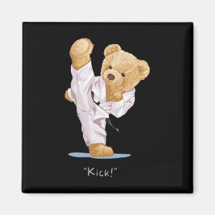 Imã Tee do Carro Infantil Karate Taekwondo