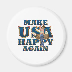 Imã TEE USA Happy Magnets