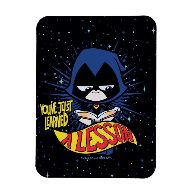 Ímã Teen Titans Go! | Raven "Aprendeu Uma Lição" (Vertical)