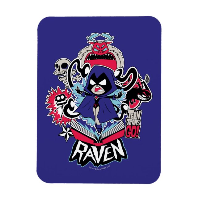 Ímã Teen Titans Go! | Raven Demonic Powers Graphic (Vertical)