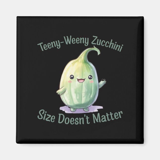 Imã Teeny-weeny Zucchini (Frente)