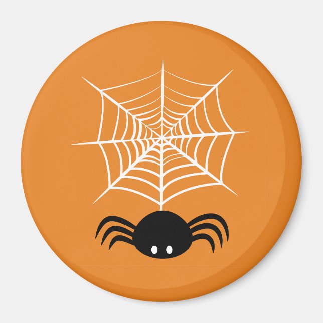 Imã Teia de Aranha de Halloween  (Frente)