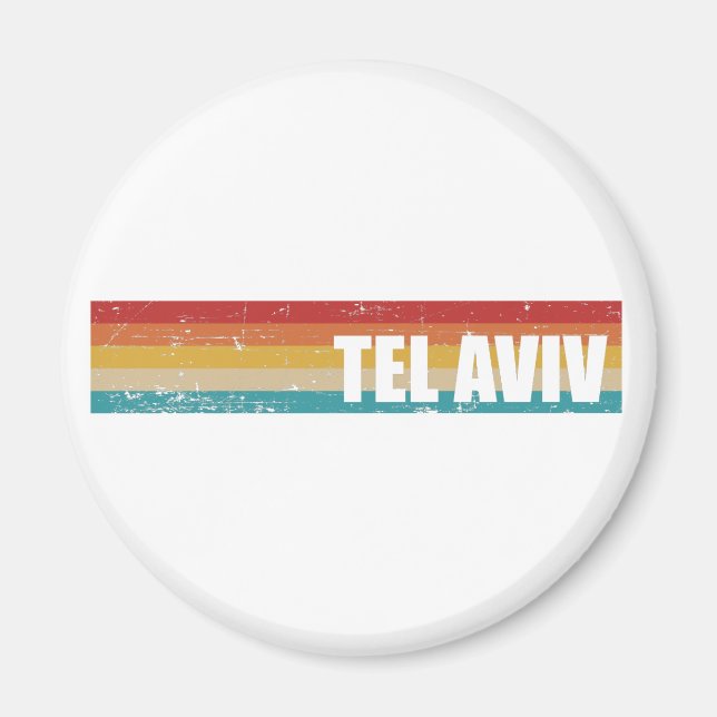 Imã Tel Aviv vintage (Frente)