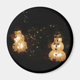 Imã Tela de luz de feriado Snowman