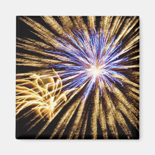 Imã Tela Sizzling Fireworks