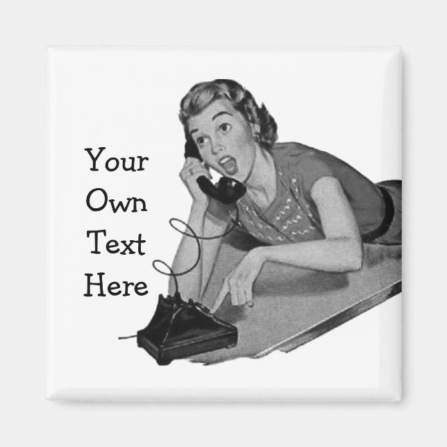 Imã Telefone Retroativo (Frente)