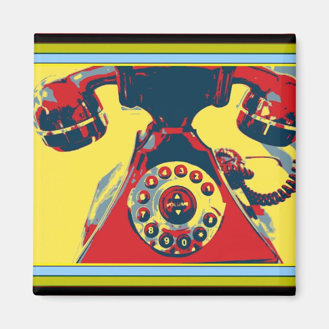 Imã Telefone Retroativo (Frente)