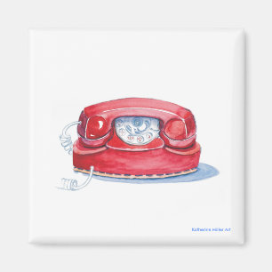 Imã Telefone vermelho