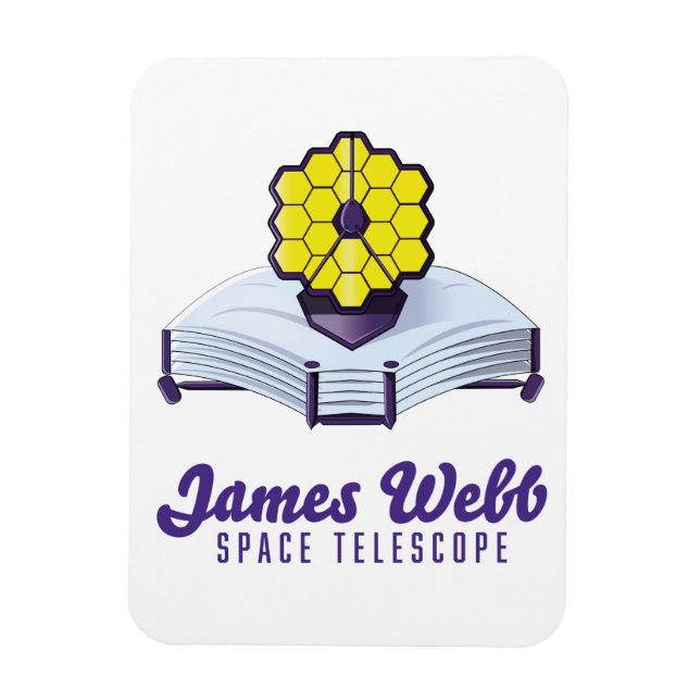 Ímã Telescópio Espacial James Webb. Magnet (Vertical)