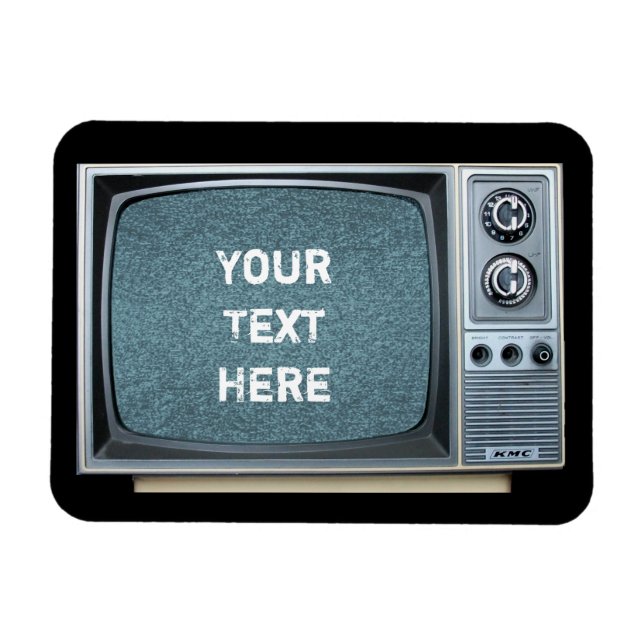 Ímã Televisão portátil com estática (Horizontal)