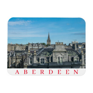 Ímã Telhados Aberdeen exibem imã de geladeira
