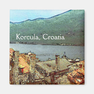 Imã Telhados em Korcula