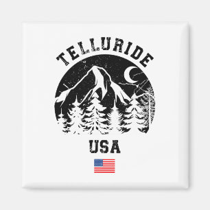 Imã Telluride Colorado Estação de Esqui Alpinismo Esqu