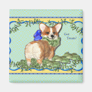 Imã "Tem Ameaças?" Corgi Magnet