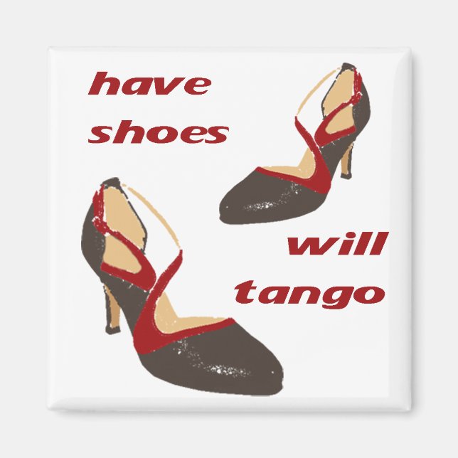 Imã tem calçado de ímã quadrado (Frente)