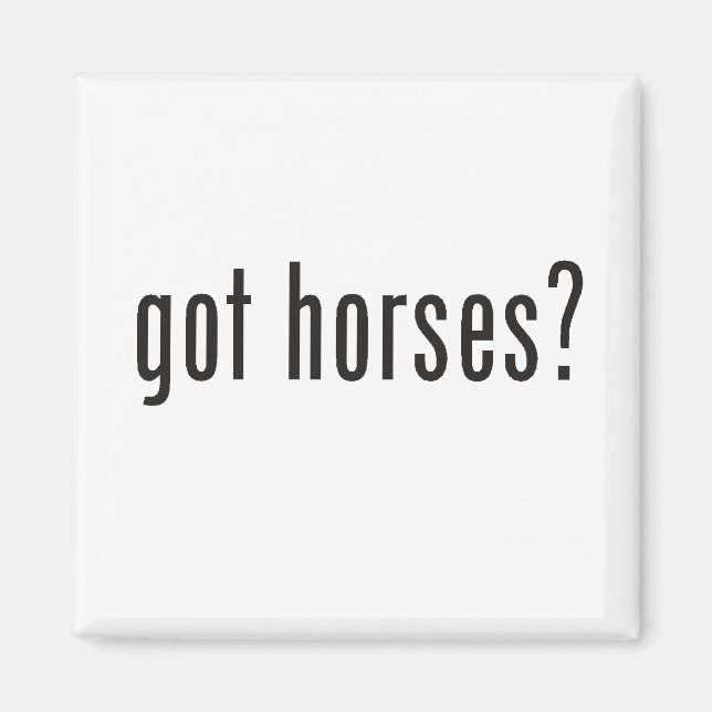Imã tem cavalos? (Frente)