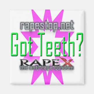 Imã Tem dentes? Magnet abstrato Quadrado