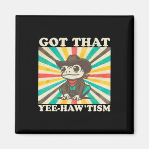 Imã Tem Esse Yee-haw’tismo Engraçado Sapo Retro Autism
