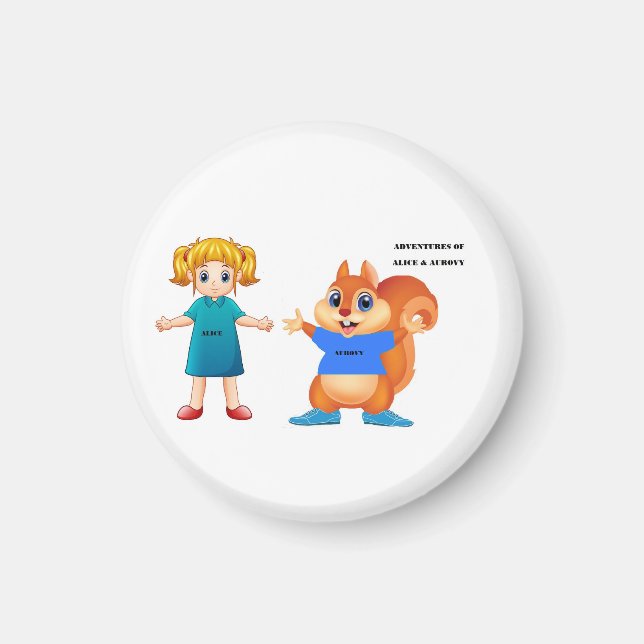 Imã Tema de Alice e Aurovy (Frente)