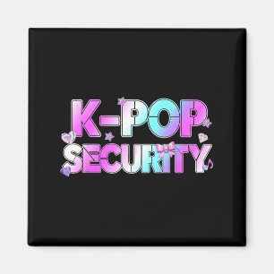Imã Tema de Aniversário Divertido de K-Pop para Mãe Pa
