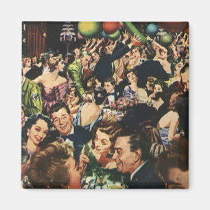 Imã Tema de Festa Chique de Hollywood Antigo com Balõe