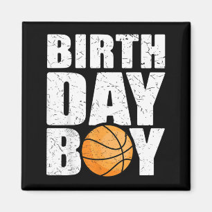 Imã Tema de festa de basquete do menino aniversariante