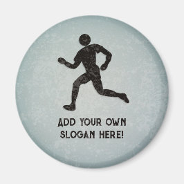 Imã Tema do corredor para o slogan motivacional - apar