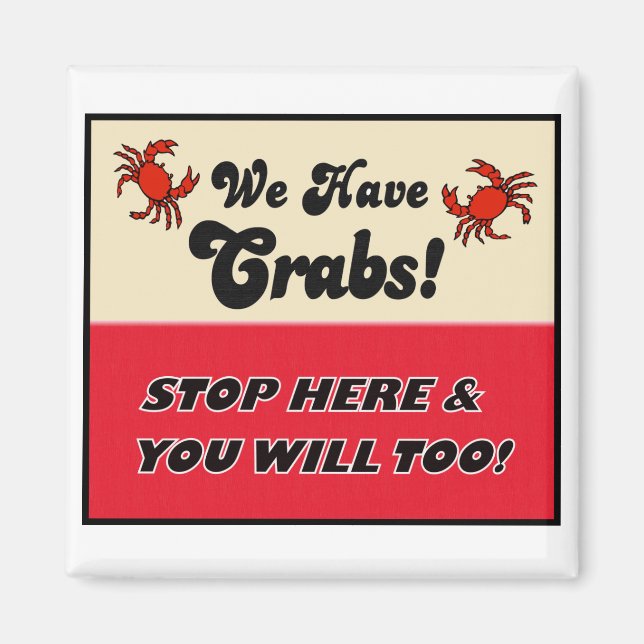 Imã Temos Caranguejos (Frente)