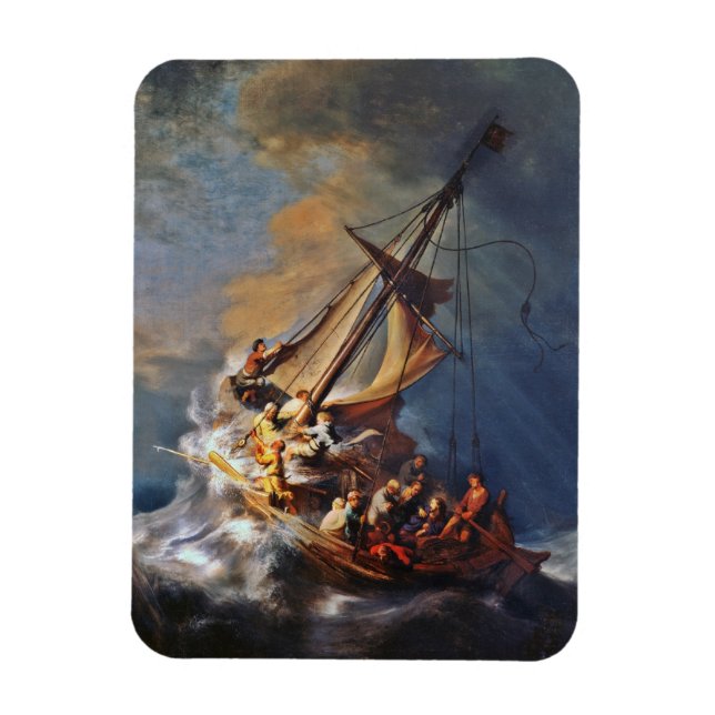 Ímã Tempestade no mar da Galileia (Vertical)