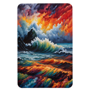 Ímã Tempestade no Oceano de Fiery - Arte de Capa