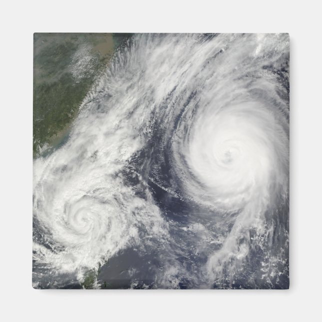 Imã Tempestade tropical Parma e Super Typhoon Melor (Frente)
