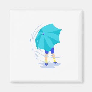 Imã Tempestade ventosa da chuva
