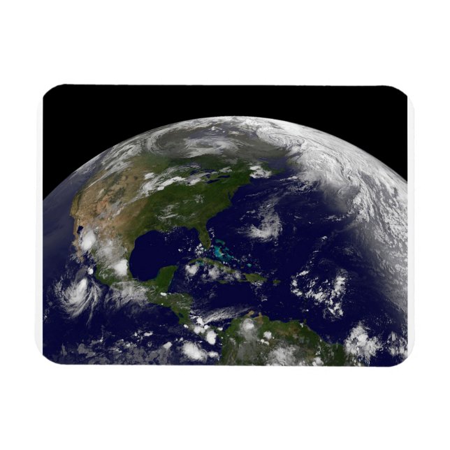 Ímã Tempestades Tropicais No Planeta Terra. (Horizontal)