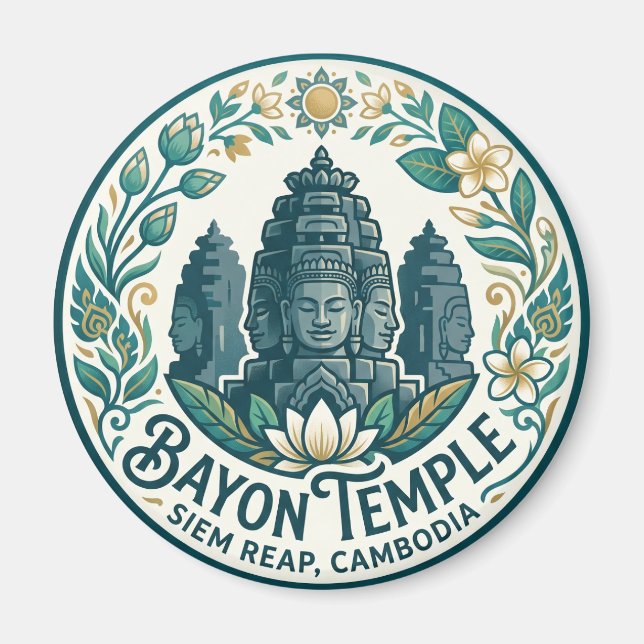 Imã Templo Bayon Camboja (Frente)