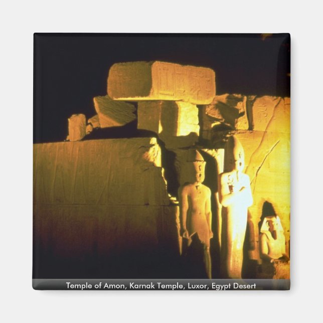 Imã Templo de Amon, Templo de Karnak, Luxor, no Desert (Frente)
