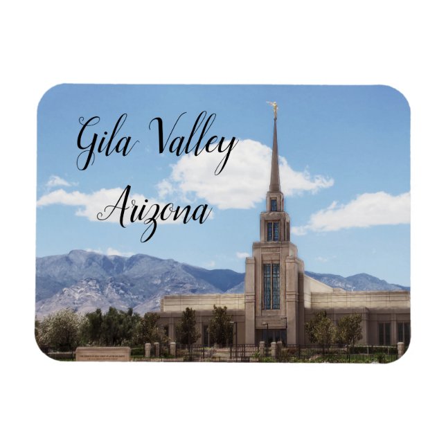 Ímã Templo de Arizona de Gila Valley (Horizontal)